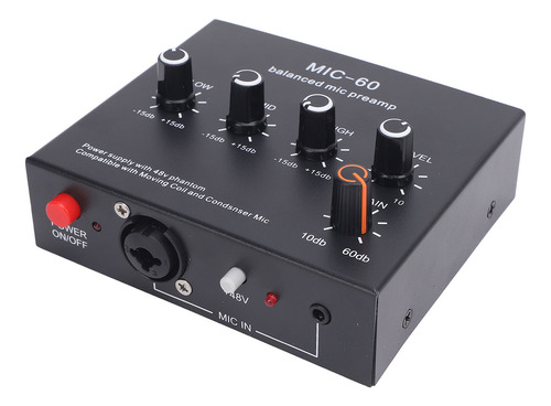 Preamplificador De Micrófono Dinámico Que Mejora La Calidad