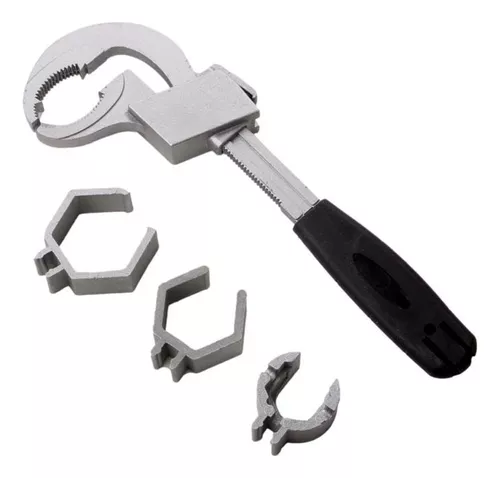 Multifuncional porca pia chave, chave inglesa ajustável, grande abertura,  banheiro chave, torneira tubulação, ferramenta de reparo manual, 6 , 8,  10