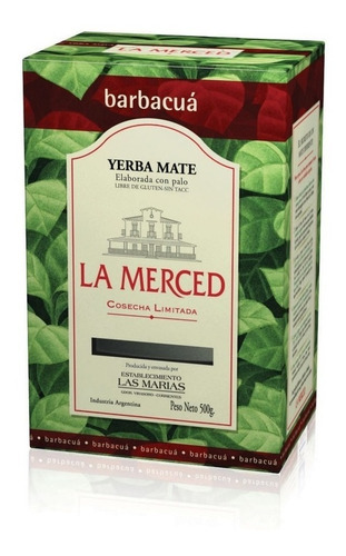 Yerba La Merced Barbacua 500 Grs X 5 Unidades