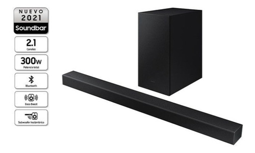 Soundbar Samsung Con Subwoofer T450 300w De Potencia