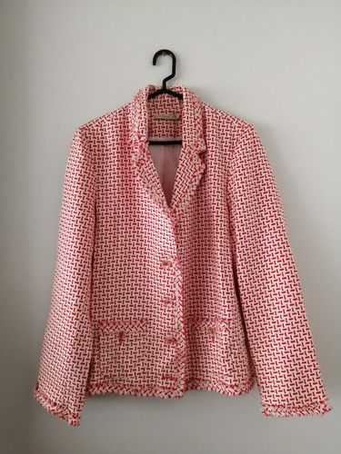 Saco Rojo Blanco Femme - Michelle Belau