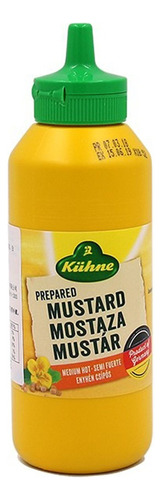 Kuhne Mustard Mostaza Medio Picante 255 Gr