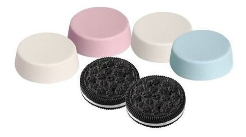 Imagen 2 de 6 de Molde Placa Para Bañar Galletita Oreo Chocolate Parpen