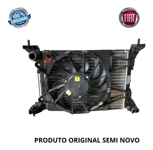 Kit Radiador Condensador Ar Cond Fiat Mobi/palio/uno Vivace