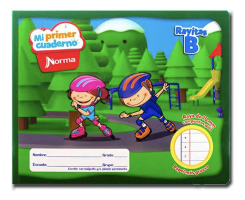 Norma Mi Primer Cuaderno Rayitas B 72 Hojas Rayadas 1 Mate