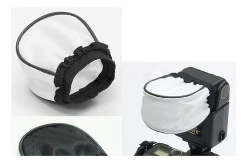Imagen 3 de 10 de Mini Softbox Difusor Para Flash 10x13cm Pixco Nikon Canon