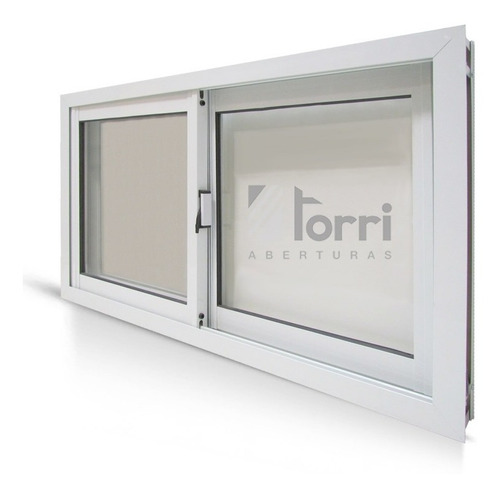 Ventana Aluminio Blanco Herrero 150x060 Vidrio Y Mosquitero