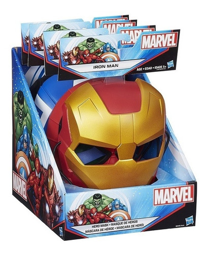 Mascara Marvel Avengers Iron Man Con Correas -tutti