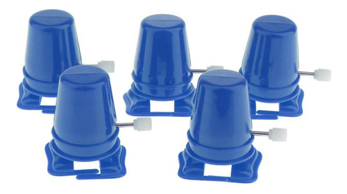5 X 5x Juguete De Cuerda, Robot Con Patas De Cuerda, Azul