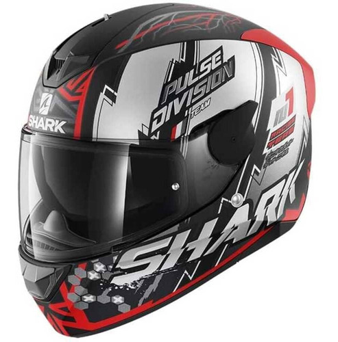 Capacete Para Moto Shark D-skwal 2 Noxxys Mat Krs 58 (m) Cor Preto Tamanho do capacete M