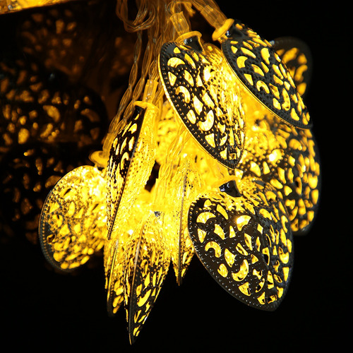 Cadena De 2,5 M Con Forma De Corazón De Amor, 20 Led, Para N
