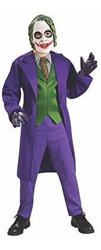 Batman The Dark Knight Deluxe The Joker Costume Childs Mediu