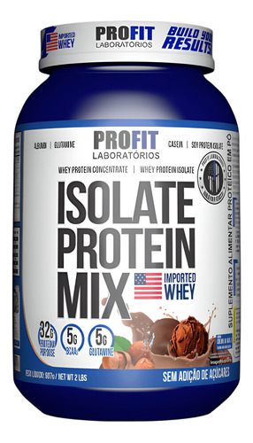 Whey Isolate Protein Mix Pote 907g - Profit Sabor Creme de avelã