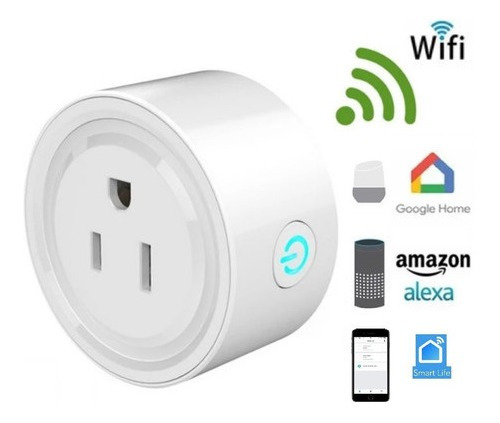 Enchufe Inteligente Wi-fi Para Alexa Y Google Home 1 Pza