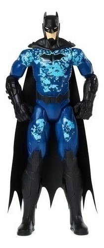 Boneco Batman Traje Azul Camuflado Articulado 30cm - Sunny