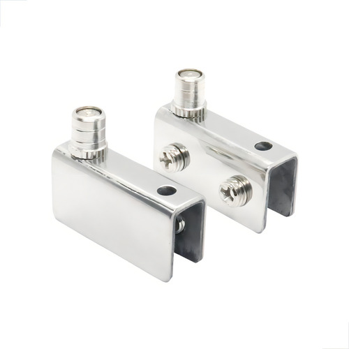 Dobradiça Inox Porta De Vidro Rack (2 Par) 05 A 10mm