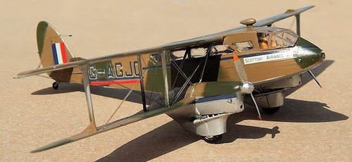 Maqueta Armable Avión Dh Dragon Rapide, 1/72. Jp