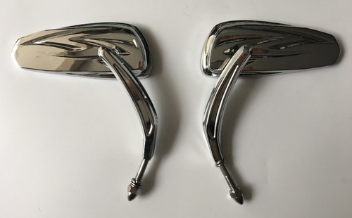 Espejos Tribal Gota Cromo Para Harley Davidson