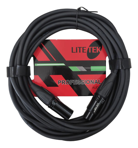 Lite Tek Ltxlr6 Cable De Audio Xlr A Xlr De 6 Metros