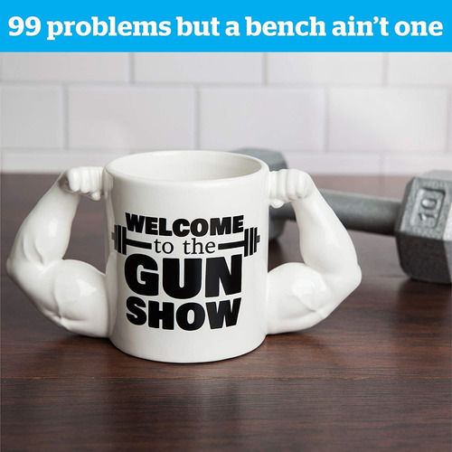 Bigmouth Inc. Taza De Café Original De Gun Show, Taza De Cer