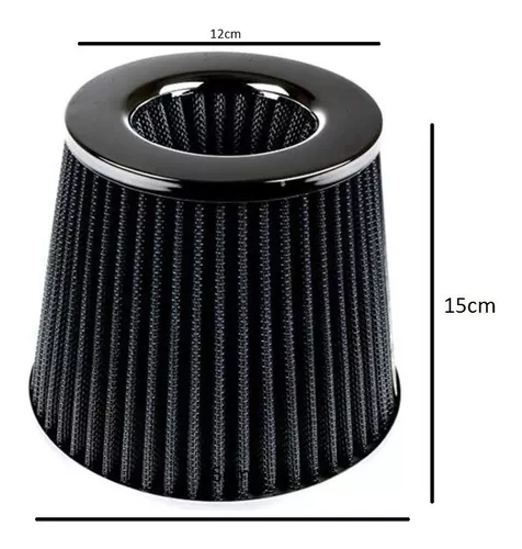 FILTRO AIRE - CONICO TUNING NEGRO DIAMETRO. 75MM - — Cymaco