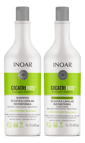 Inoar Kit De Champ Y Acondicionador Cicatrifios, Cuidado Del