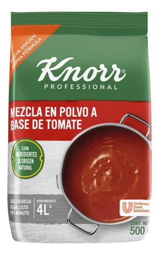 Base De Tomate En Polvo Knorr Bolsa De 500 G