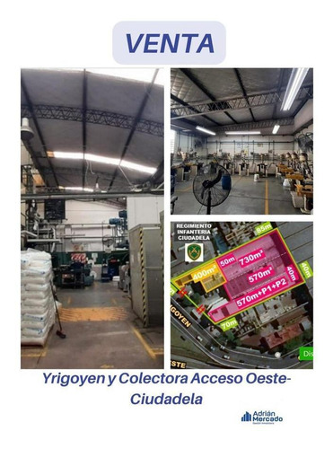 Imagen 1 de 23 de Predio Industrial En Venta Sobre Colectora Acceso Oeste Altura Ciudadela.