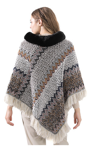 D Chal De Punto Nuevo Para Mujer De Otoño E Invierno, En Sto