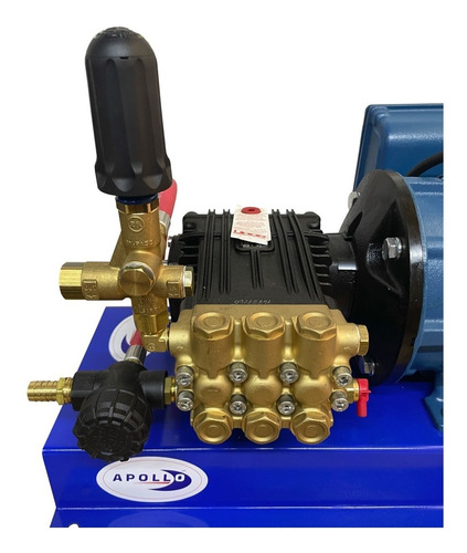 Imagen 3 de 9 de Hidrolavadora Industrial Apollo 5hp Platino 2700psi 220v Ci