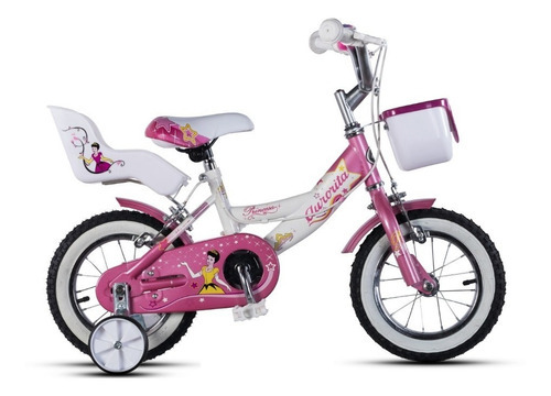 Bicicleta Aurorita Princesa R12 Ahora 12 Color Rosa