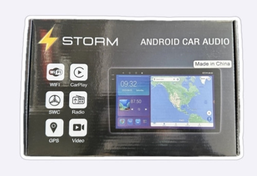 Radio Android 9 Inch Marca Storm 4ram 64rom Android 13 Qled