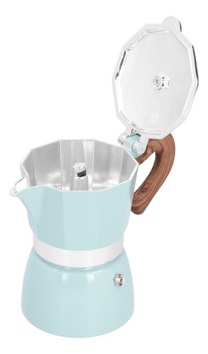 Práctica Cafetera Moka Pot De Aluminio De 150 Ml