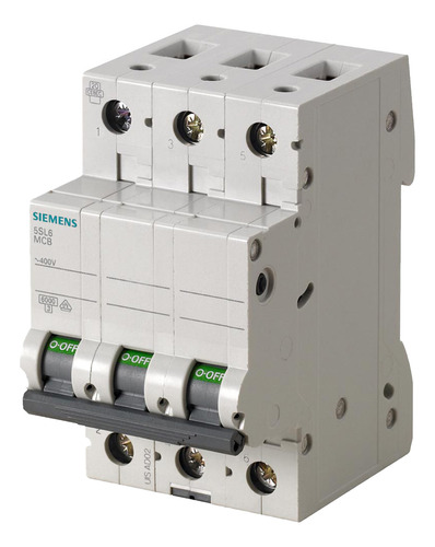 Llave Termica 3x10 Tripolar 10 A Siemens 6ka Termomagnetica