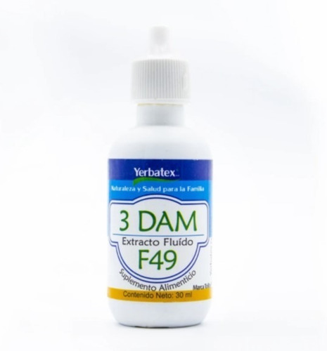 Extracto De 3 Dam F49 En Gotas 30 Ml