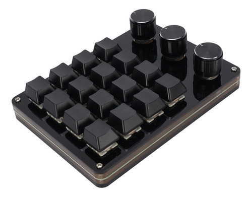 Teclado Programable, 16 Teclas Y 3 Botones, Macro Hot, Perso