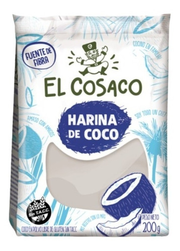 Harina De Coco El Cosaco Sin Tacc 200g