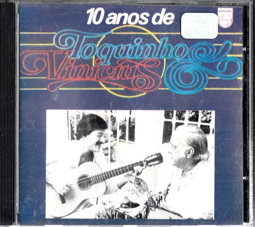 Toquinho E Vinicus. 10 Años... Cd Original Usado Qqb. Mz