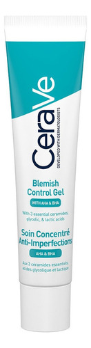 Cerave Gel Control Imperfecciones Con Ácido Salicilico 40 Ml Momento De Aplicación Día/noche Tipo De Piel Grasa