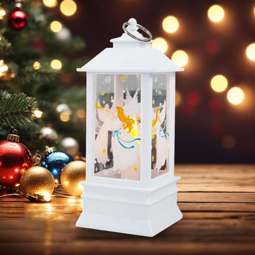 Linterna Colgante Led De Decoración Navideña, Lámpara