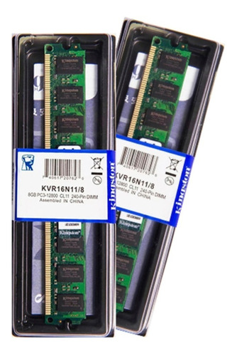 Memória Kingston Ddr3 8gb 1600 Mhz Desktop 16 Chips Kit C/4#