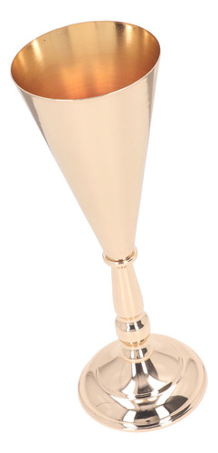 Vaso De Ferro Forjado Dourado, Estilo Europeu, Decorativo Re