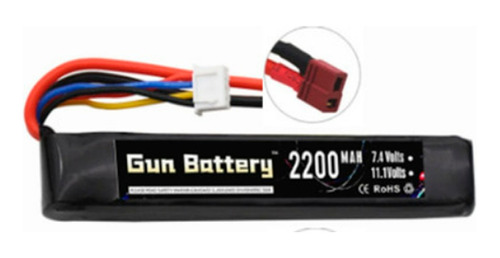 Bateria Lipo 2200mah 3s 11.1 Alto Desempenho Airsoft-aero