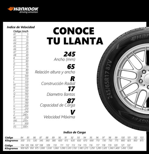 Llanta 225/45 R18 Hankook Ventus V2 Concept2 H457 95w