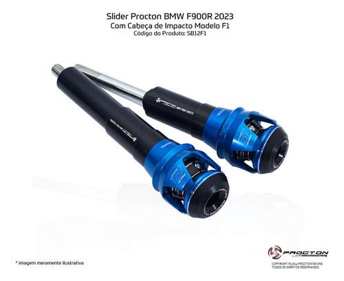 Slider Procton Modelo F1 Bmw F 900r 2023 E 2024