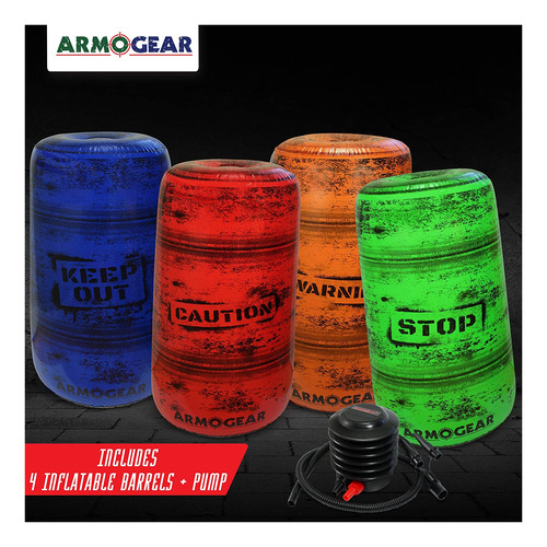 Armogear Barriles Inflables Para Etiquetas Láser, Pistolas D