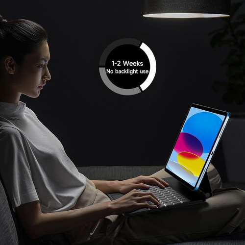 Magic Keyboard Blanco Para iPad 11ª A16 2025/10.9 10ª