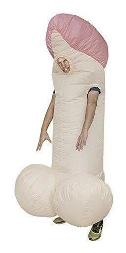 Imagen 2 de 7 de Disfraz Pene Inflable Para Adulto Gigante