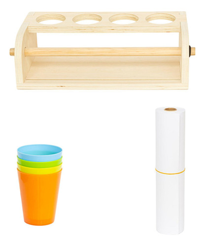 Dispensador De Rollo De Papel De Escritorio Con Pequeño