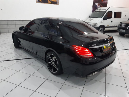 Merc Benz C300 Blindada 2018 Preta 2.0 Sport Turbo N Iii-a
